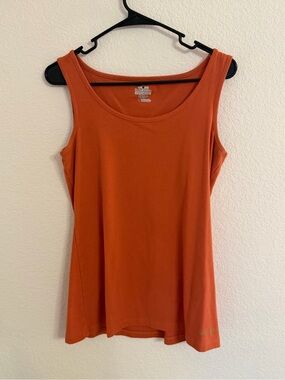 Everyday Scoop Neck Tank — Vibrant Orange